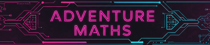 Adventure Maths banner artwork for Time Tables Hero