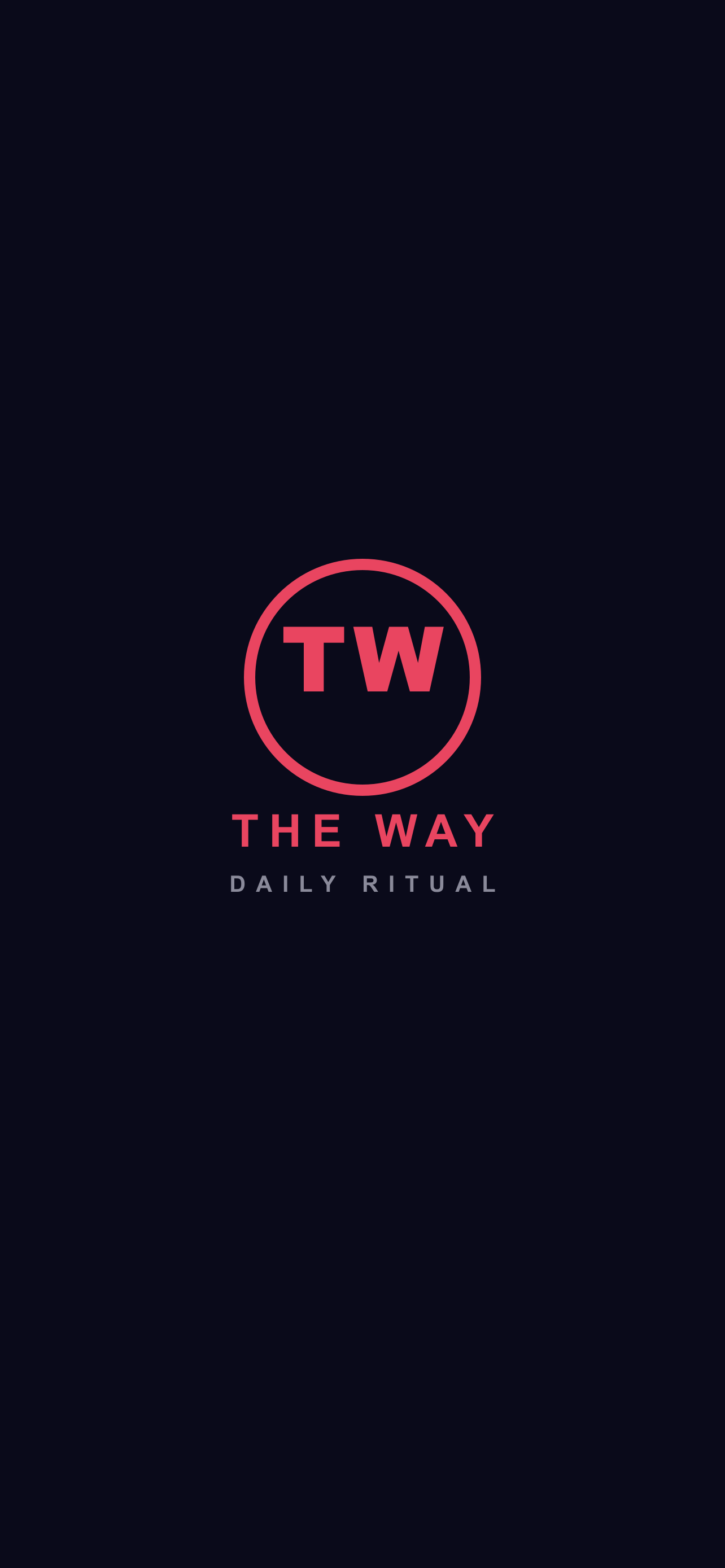 The Way app splash artwork
