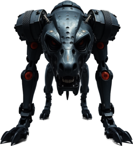 Boltjaw Hound, a construct of the Iron Blight.
