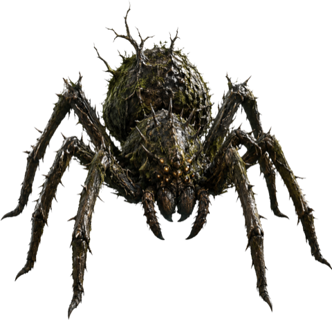 Bristleback Spider, a beast of the Plague Field.