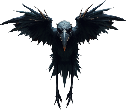 Crowfeather Fiend, a floater of the Plague Field.