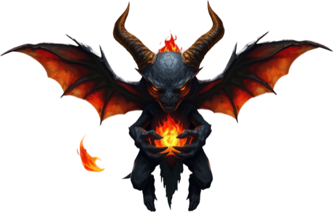 Ember Sprite, a flame of the Iron Blight.
