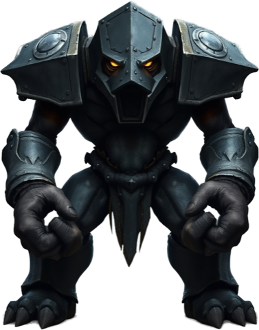 Forgehand Golem, a construct of the Iron Blight.