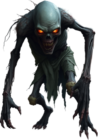 Gutter Ghoul, a undead of the Necropolis.