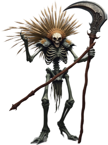 Harvest Tyrant, a undead of the Plague Field.