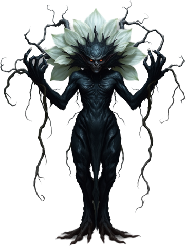 Moonpetal Dryad, a spirit of the Haunted Grove.