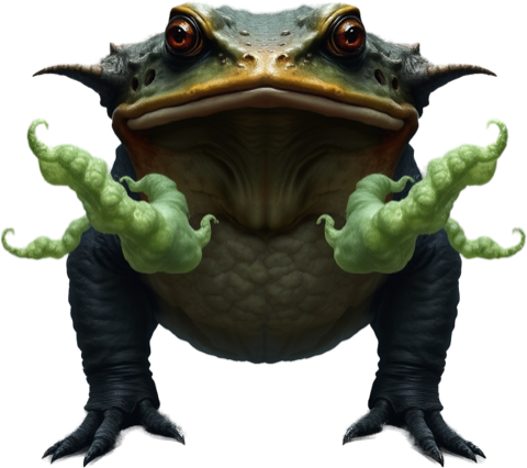 Plague Toad, a beast of the Drowned Realm.