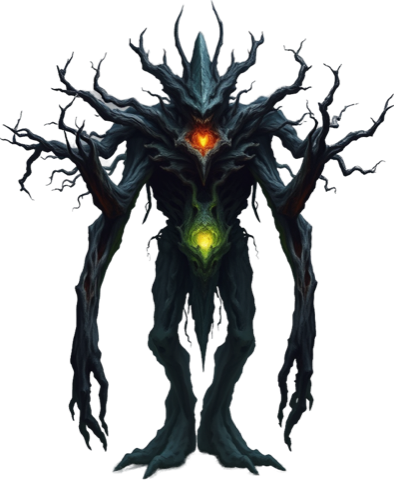 Rotwood Warden, a spirit of the Haunted Grove.