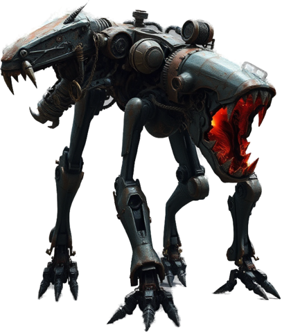 Rust Hound, a construct of the Iron Blight.