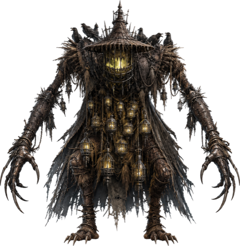 Scarecrow King, a brute of the Plague Field.