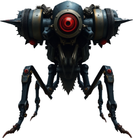 Scrap Skitter, a construct of the Iron Blight.