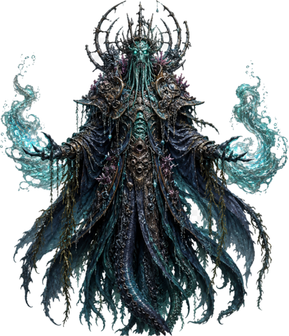 Tide Sovereign, a caster of the Drowned Realm.