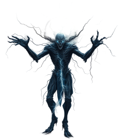 Voltaic Wraith, a caster of the Iron Blight.
