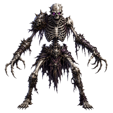 Weak Skeleton, a undead of the Necropolis.